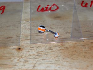 Orange Black Ball Navel 610