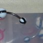 White Black Cross Navel 648