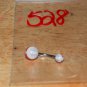 White/Red/Light Purple Cross Navel 528