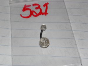 Clear Sparkle Navel 531