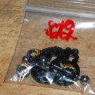 Black Rainbow Charm Handcuffs Nipple Shield Pairs 822