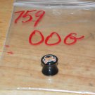 Black 00 Gauge Tattoo Style 1 Plug 759