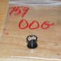 Black 00 Gauge Tattoo Style 1 Plug 759