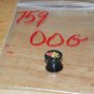 Black 00 Gauge Tattoo Style 2 Plug 759