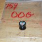Black 00 Gauge Tattoo Style 4 Plug 759