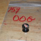 Black 00 Gauge Tattoo Style 6 Plug 759