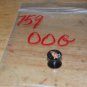 Black 00 Gauge Tattoo Style 6 Plug 759