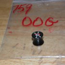 Black 00 Gauge Tattoo Style 7 Plug 759