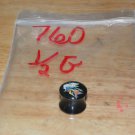 Black 1/2" Tattoo Style 5 Plug 760
