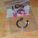 10 Gauge Horseshoe with Spikes Barbell 691