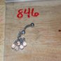 Pink Dangle Fan Navel 846