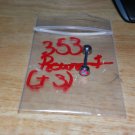 Confederate Flag Small Round Tongue 353