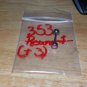 Confederate Flag Small Round Tongue 353