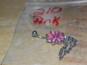 Pink Flower Navel 210