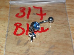 Cross Blue Navel 317