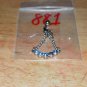 Heart Light Blue CZ Necklace Navel 881