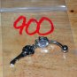 Skull Key White CZ Navel 900