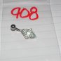 Green/Yellow Square Navel 908