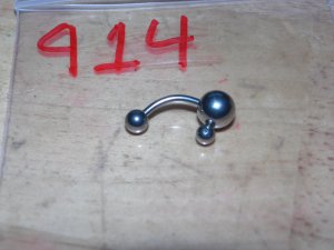Silver Pipe Navel 914
