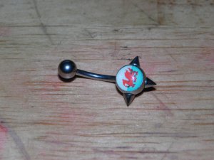 Dragon Large Spike Navel 917