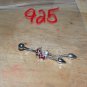 Moon Red CZ Star Charms Navel 925