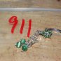 Flower Green Dangle Beads Navel 911