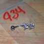 Tiny Double Pink CZ Butterfly Navel 934