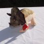&acirc;�� 10" Aurora Triceratops Brown/Pink Cute Dinosaur Plush Stuffed Toy #004631 &acirc;��