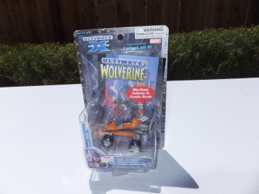 &acirc;�� Ultimate Wolverine Die Cast Vehicle and Comic Book 2002 Marvel CVS exclusive &acirc;��