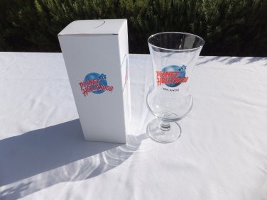 &acirc;�� Planet Hollywood Disney Orlando Florida 8.5" Tall Souvenir Cocktail Glass NEW &acirc;��