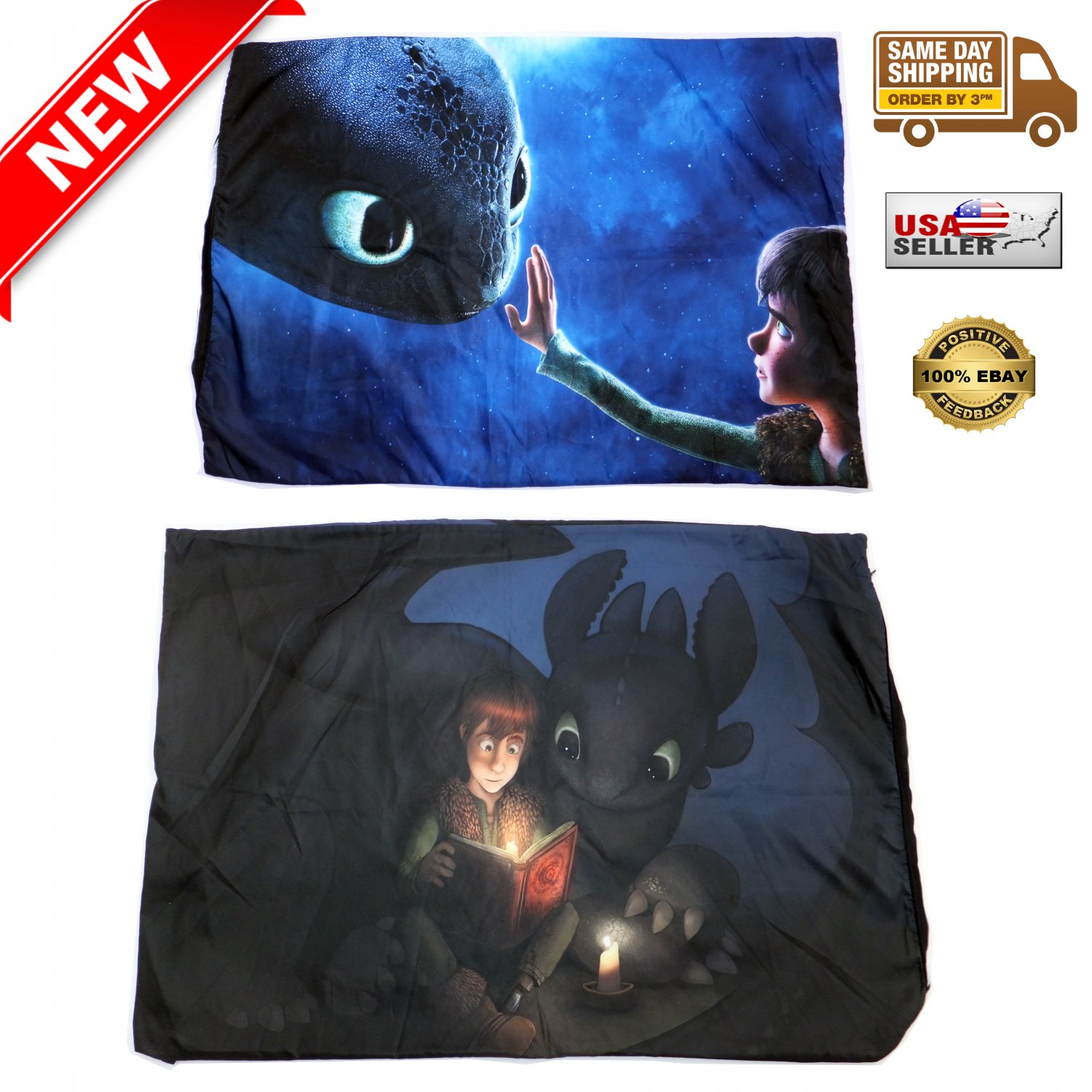 toothless pillow case