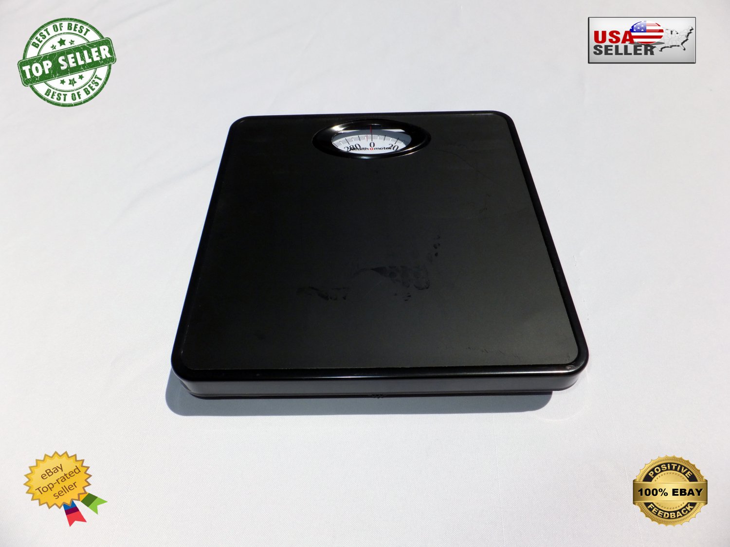 Health O Meter Dial Scale Black Hab700dq1 05 Up To 300 Lb The Doctor S Scale