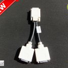 ★ Molex 887-6853-00 DMS-59 Male To Dual DVI Female Y Splitter Cable - NEW ★