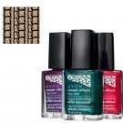 Gold Glimmer: Mosaic Effects Gold Crackle Nail Polish - Avon Nail Polish