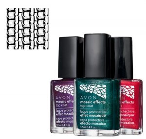 White: Mosaic Effects White Crackle Nail Polish - Avon Nail Polish