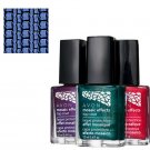 Blue Flash: Mosaic Effects Blue Crackle Nail Polish - Avon Nail Polish