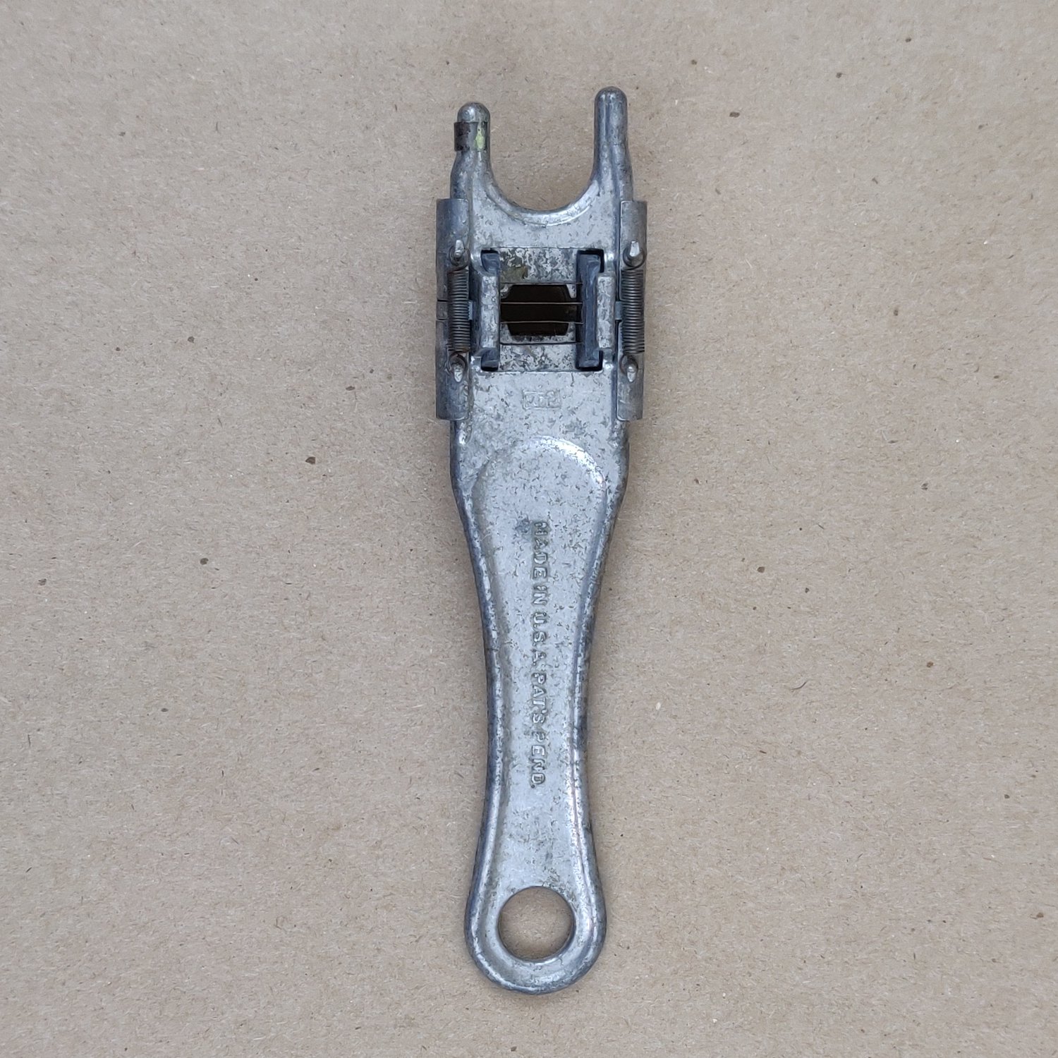 BeanX Bean Stringer and Slicer, Vintage Aluminum Kitchen Gadget