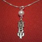 Lavaliere with Crystal or Pearl and 16" Chain