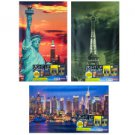 Landmark light up artwork 3 assorted