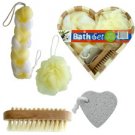 Heart boxed bath gift set