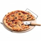 Oven-safe Pizza Stone & Rack