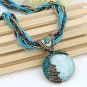 Bohemia Style Vintage Necklace, with Turquoise Pendant