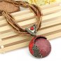 Bohemia Style Vintage Necklace, with Turquoise Pendant