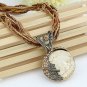 Bohemia Style Vintage Necklace, with Turquoise Pendant