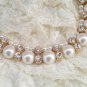 Grace Pearl Necklace with Adjustable Ribbon
