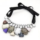 Colorful Gemstone and Crystal Necklace