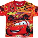 DISNEY PIXAR CARS RED T-SHIRT OFFICIAL ANY SIZE