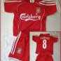 LIVERPOOL HOME SOCCER FOOTBALL KIDS SET S-XXL