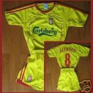 LIVERPOOL AWAY KIDS FOOTBALL KIT SOCCER CHILDRENS   S-XXL