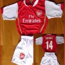 ARSENAL HOME KIDS SOCCER FOOTBALL SET CHILDREN S-XXL